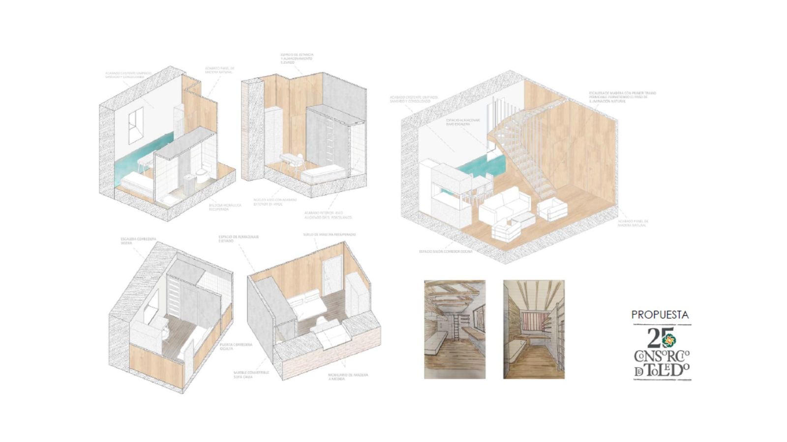 Actuaciones en el edificio de Alamillos del Tránsito para ubicar un cohousing