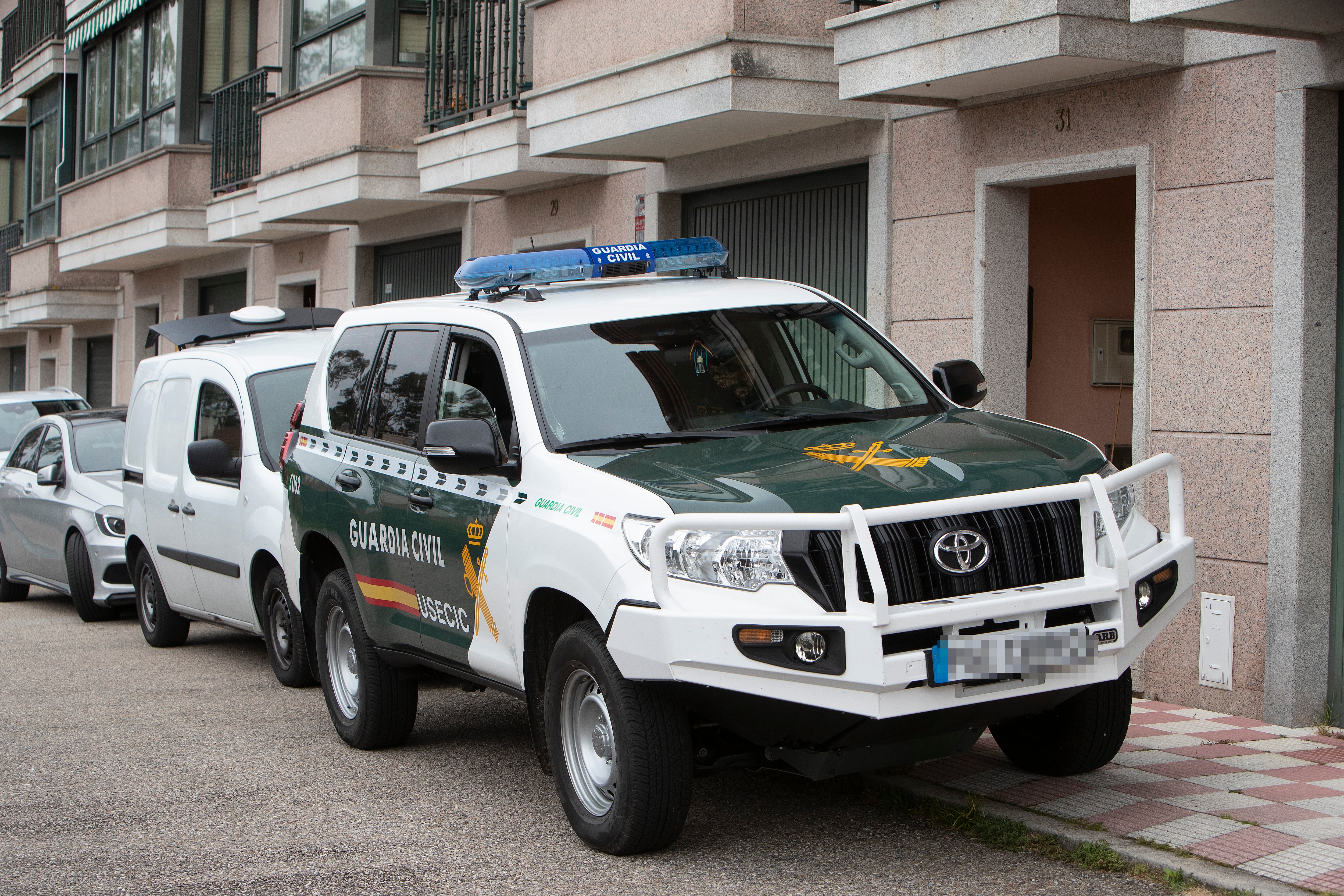 Agentes de la Unidad Central Operativa (UCO) de la Guardia Civil