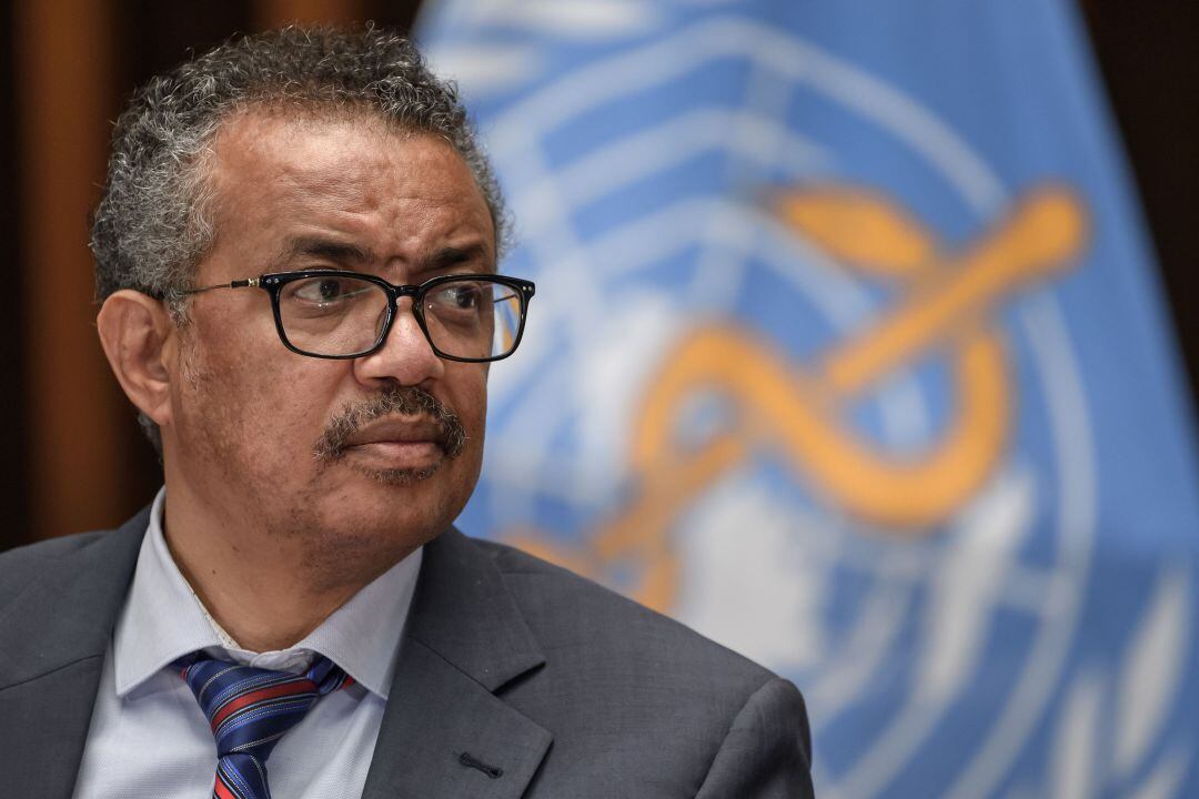 El director general de la OMS, Tedros Adhanom Ghebreyesus