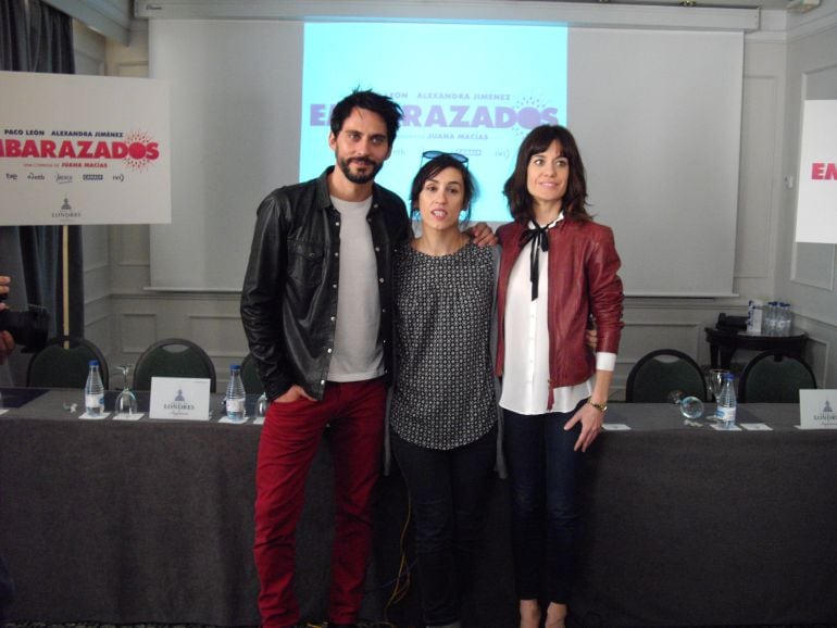 Paco León, Juana Macías y Alexandra Jimenez