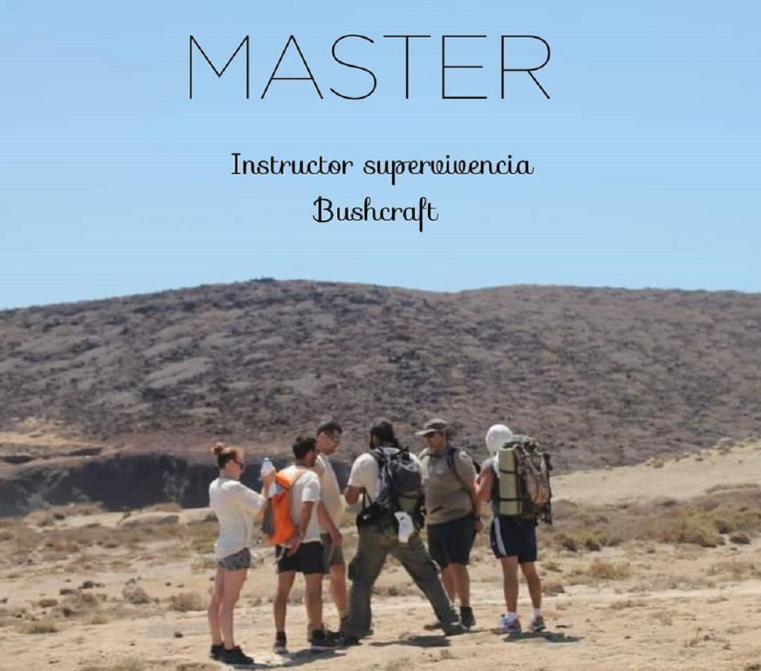 Maykol García, formando a otras personas como instructores de supervivencia