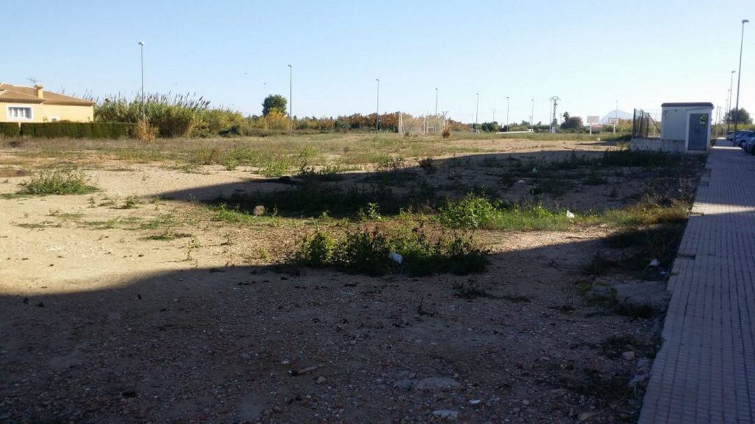 Solar para el futuro Centro de Salud Sant Francesc en Oliva 