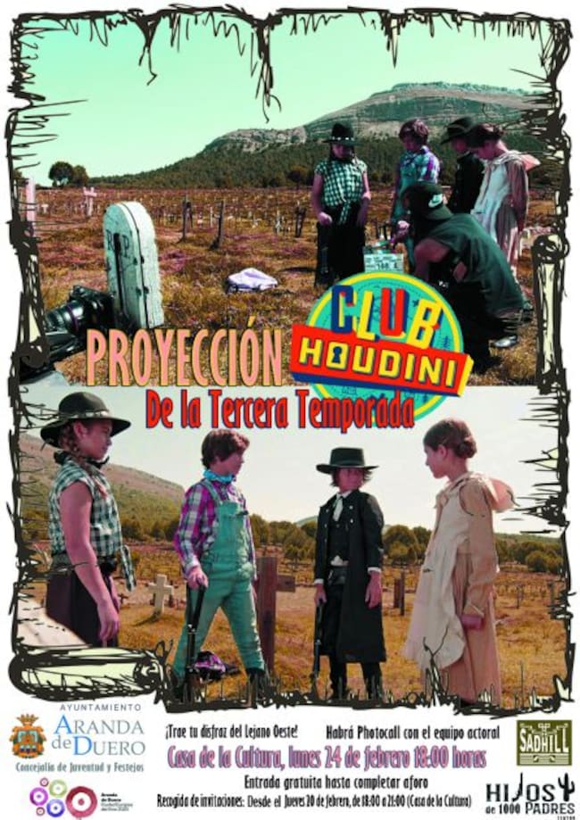 Cartel anunciador de la proyección