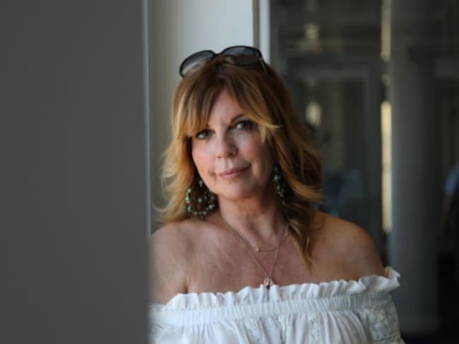 Belinda Washington en los estudios de la Cadena SER