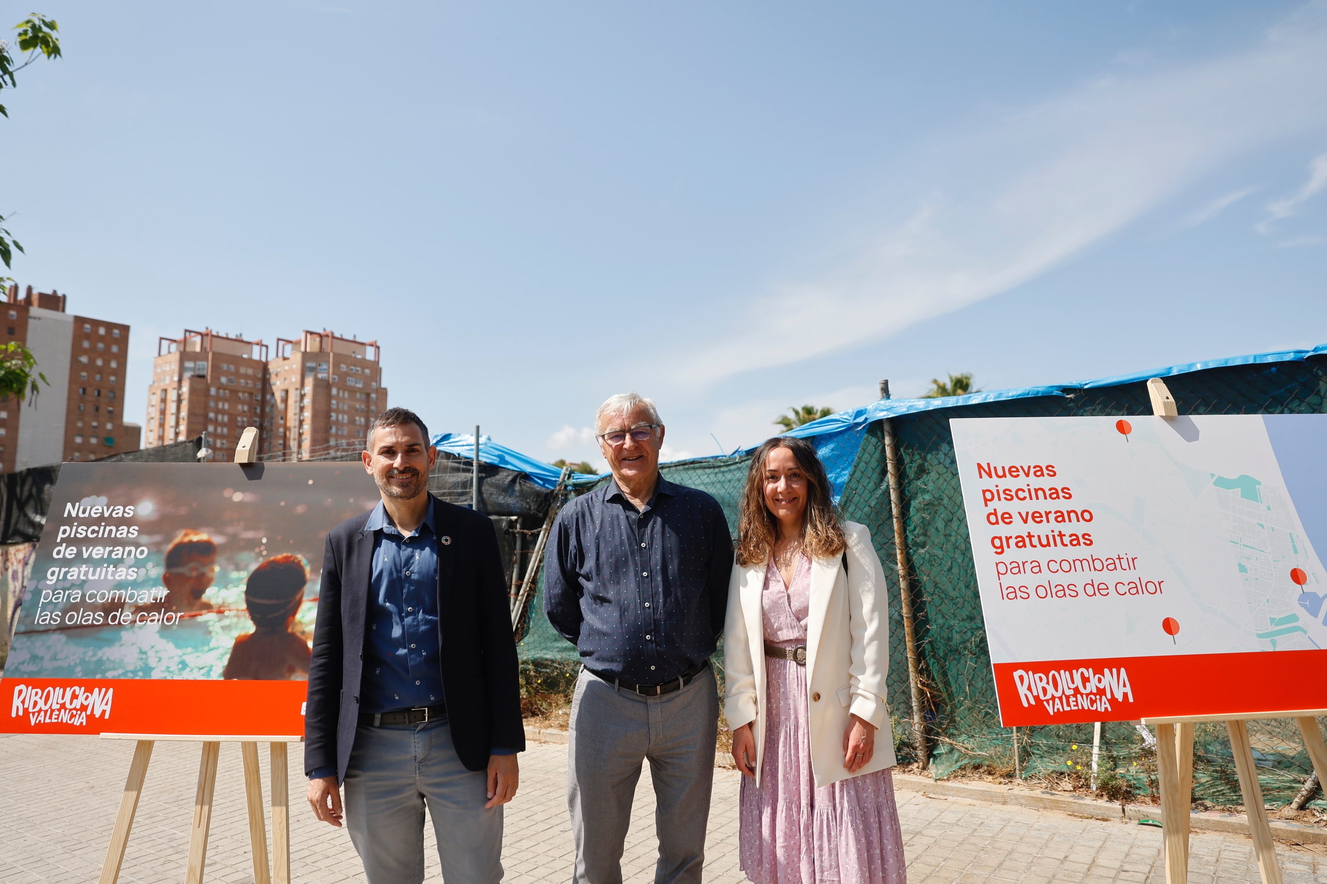 Joan Ribó, Sergi Campillo y Gloria Tello