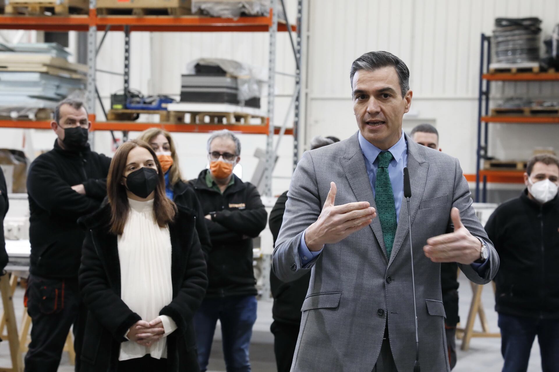 Pedro Sánchez ha puesto en valor el papel de las pymes en la recuperación industrial de España