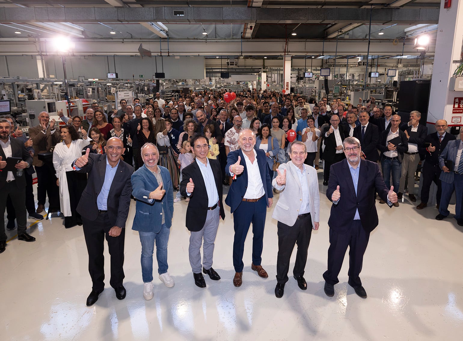 20 aniversario Denso Vigo con empleados y familias