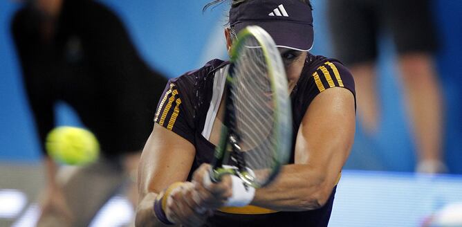 La tenista valenciana derrotó a Ivanovic en su partido de la final