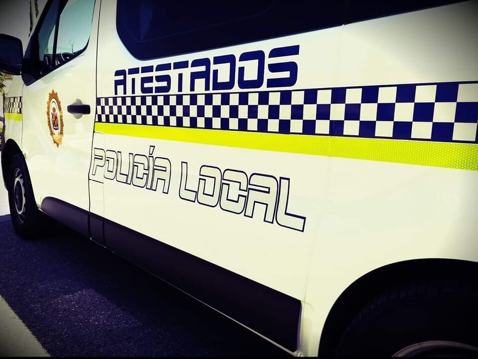 Vehículo de la Policía Local de Jaén.