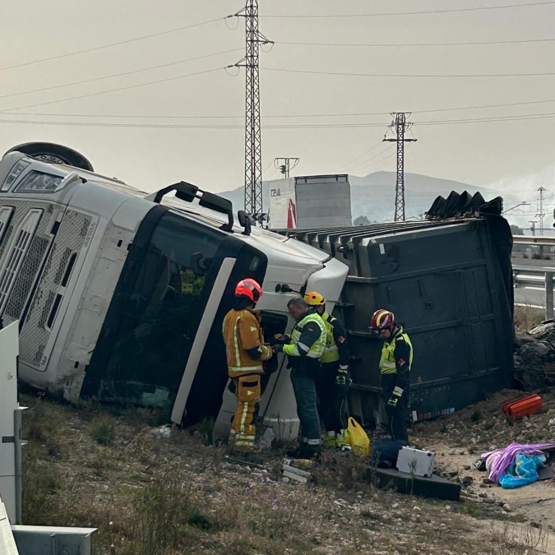 Imágenes del accidente