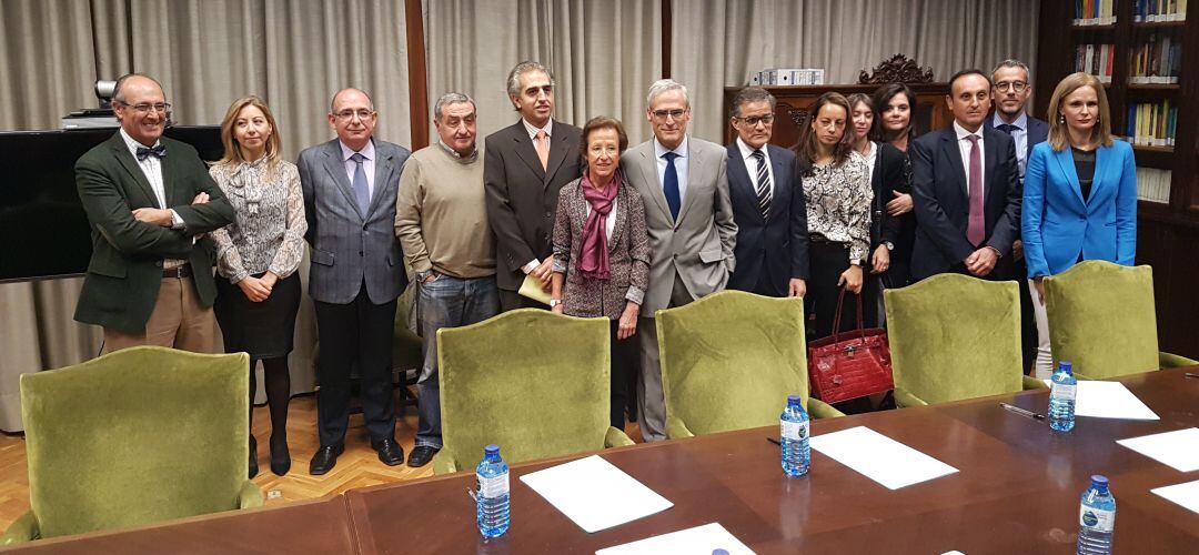 Imagen de la reunión celebra hoy en Albacete