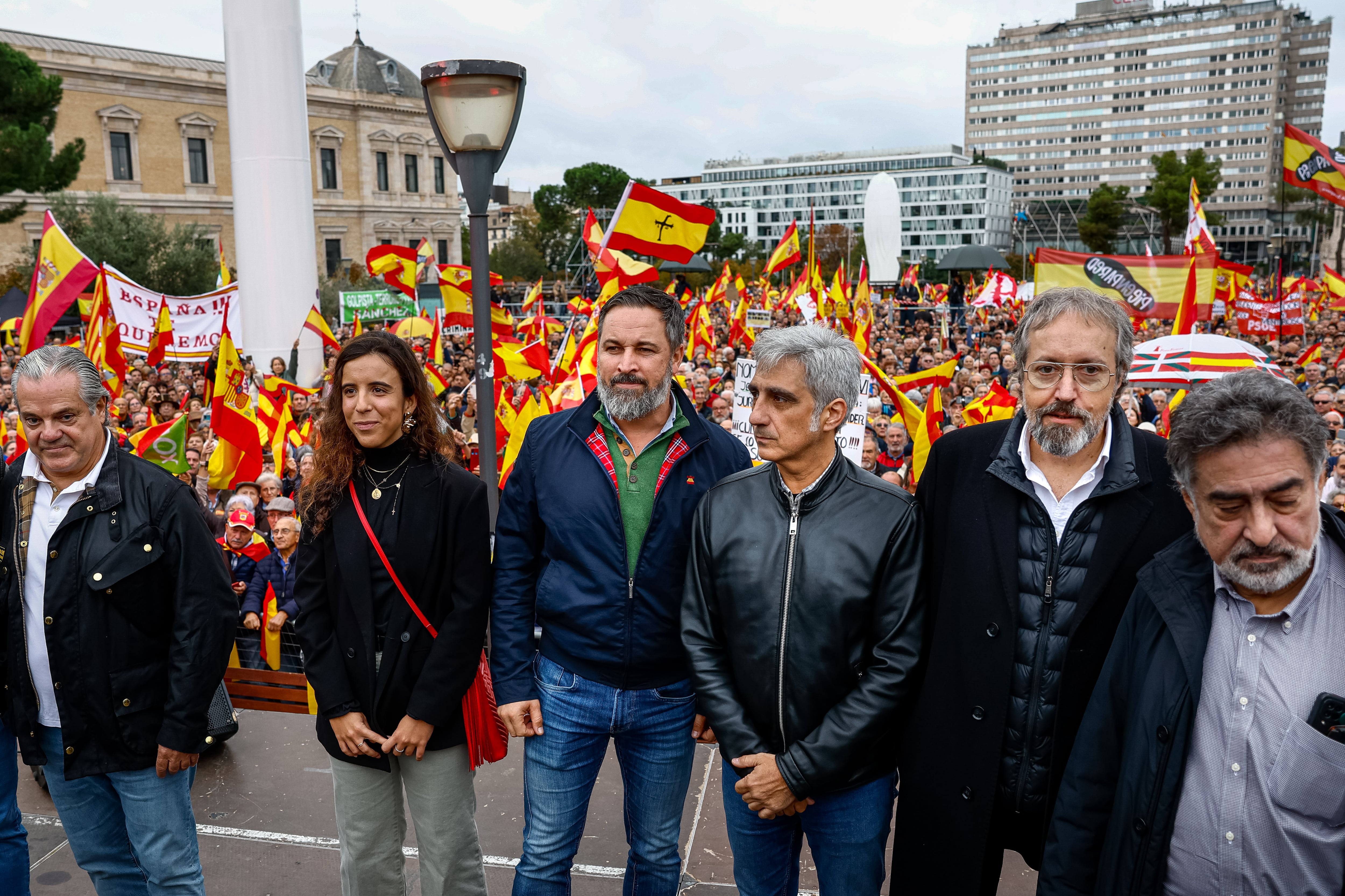 Manifestación de Vox contra la amnistía en Madrid.