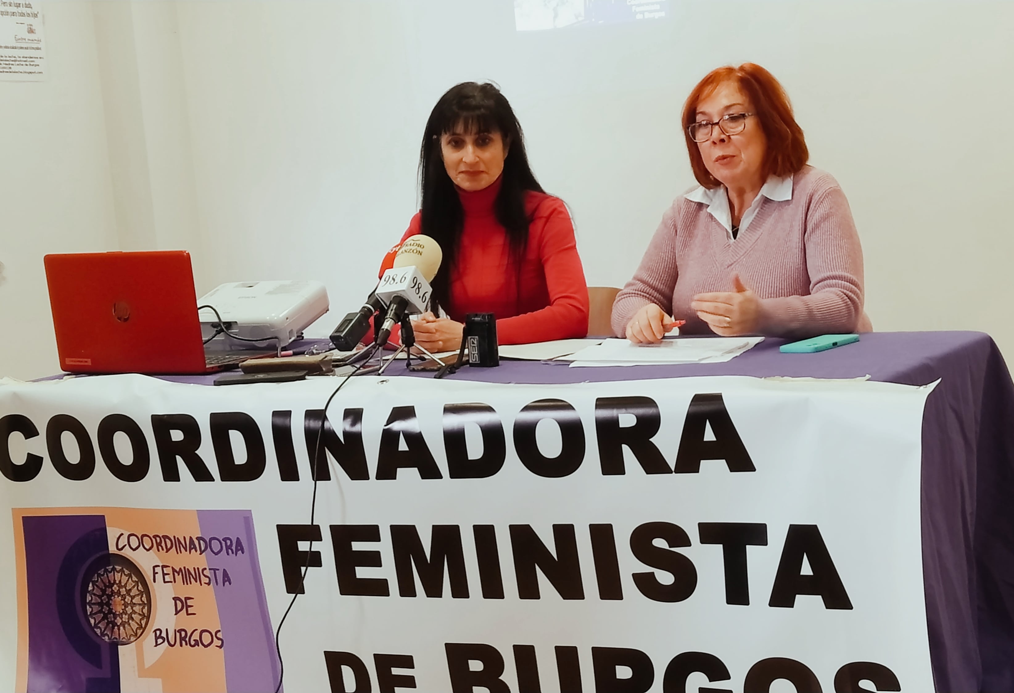 La Coordinadora feminista y el Ayuntamiento de Burgos han colaborado en la programación del Día de la Mujer