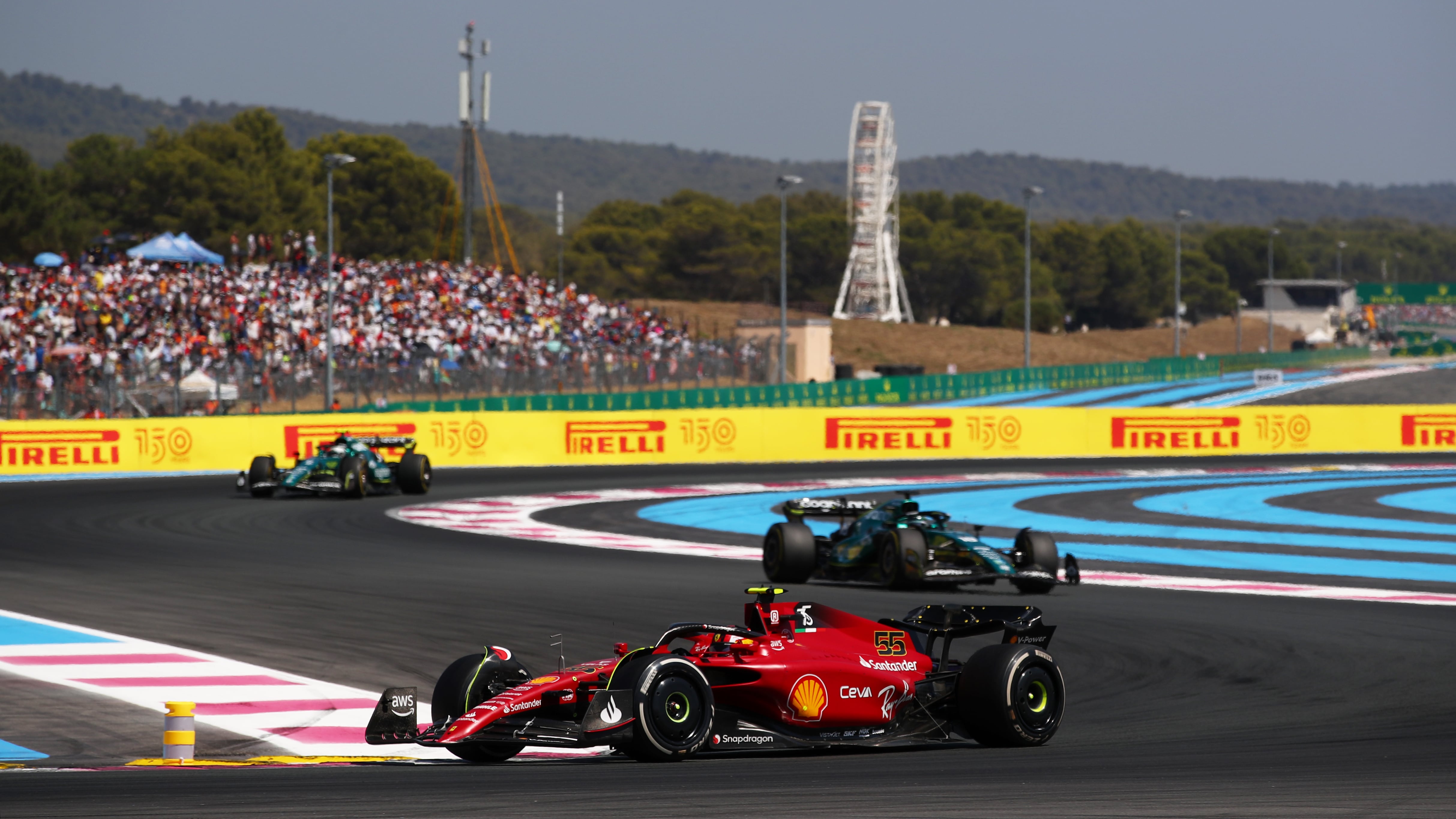 Carlos Sainz, durante el GP de Francia