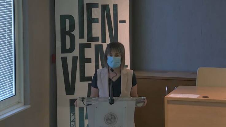 Encarnación Ruiz, vicerrectora de Estudiantes de la UJA: "La intención de la universidad es ir a la mayor presencialidad posible"