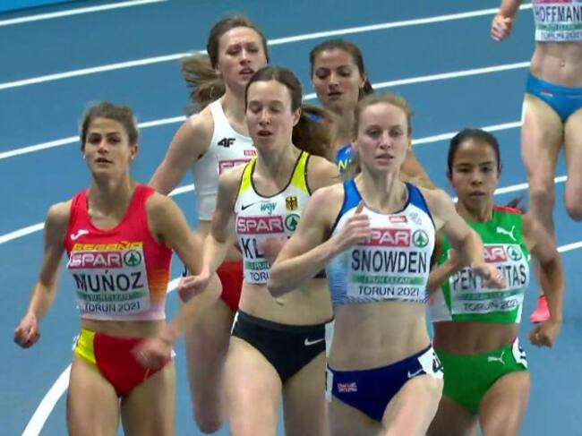 Agueda Muñoz en el transcurso de la serie clasificatoria