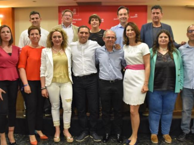 Nuevo grupo socialista en la Diputación.