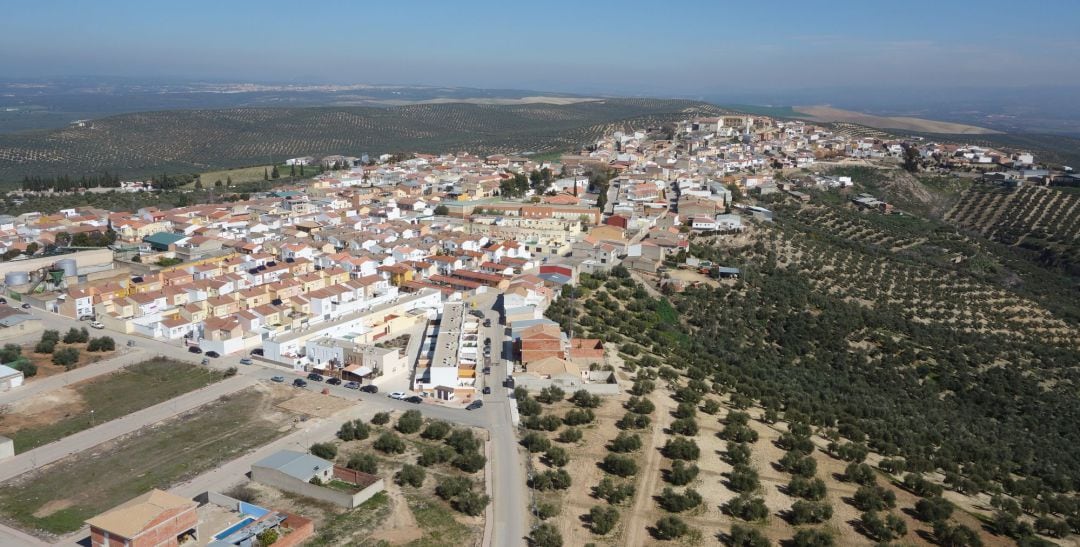 Vista aérea de Jabalquinto.