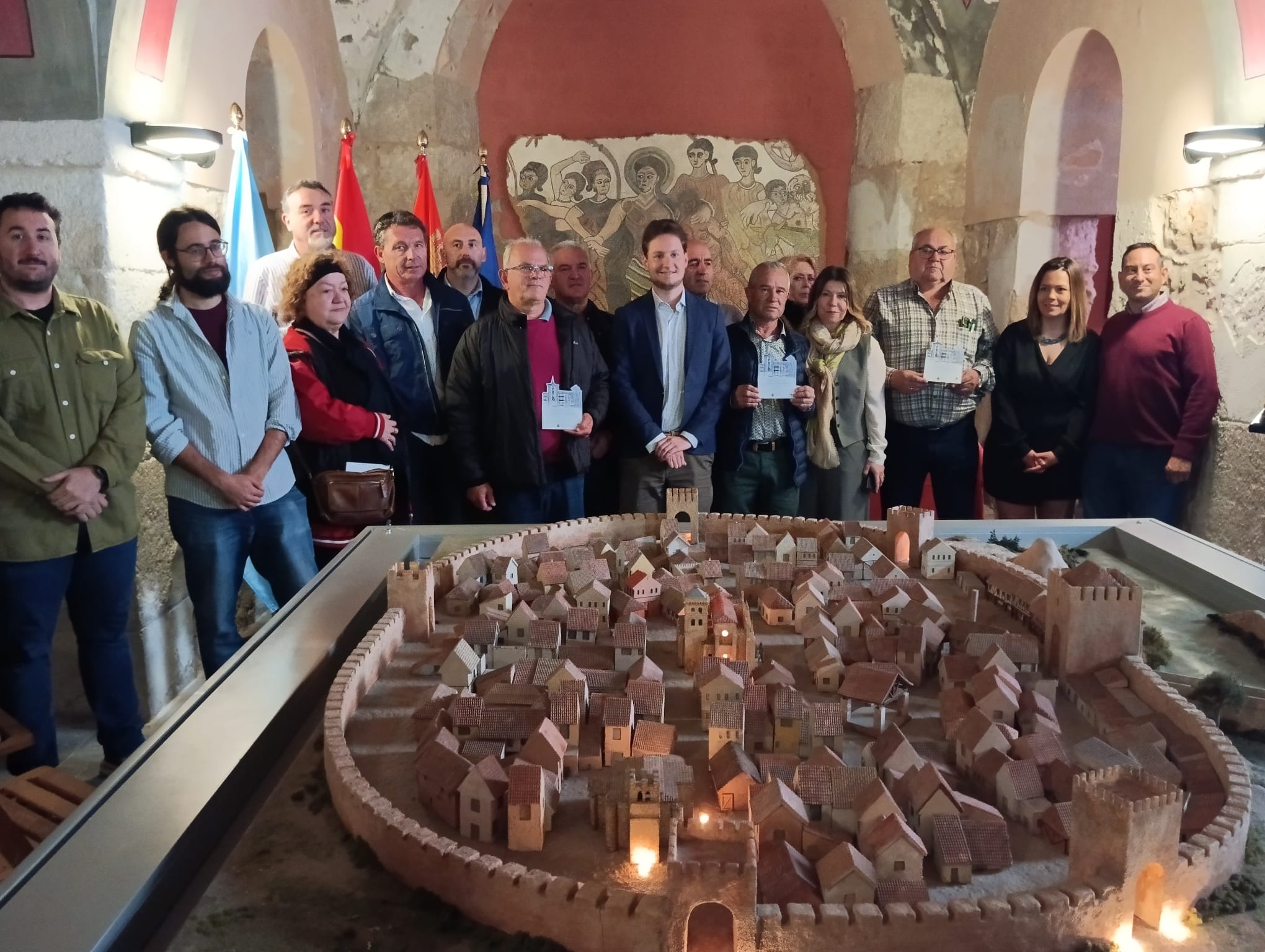 Homenaje a los trabajadores jubilados en el Ayuntamiento Aranda en este último año