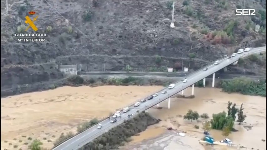 Las inundaciones en Málaga desde al aire: más de 300 incidencias y 20 rescates