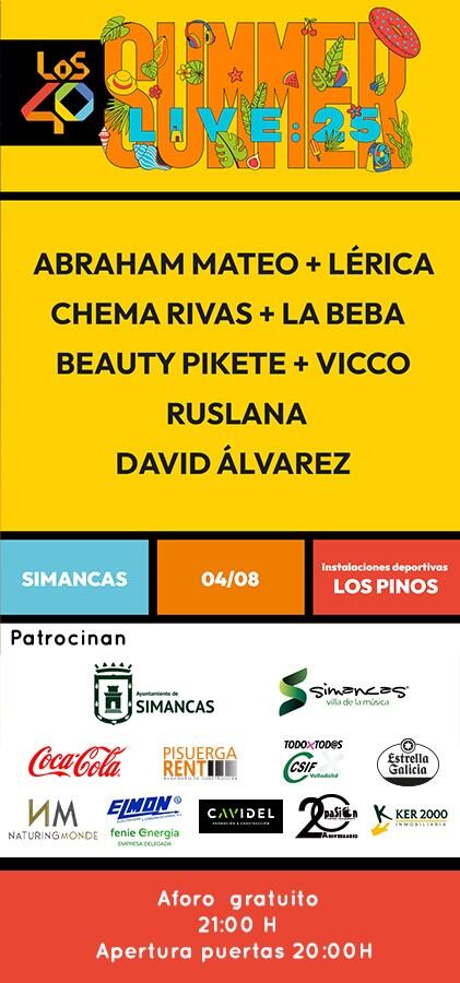 Los 40 Summer Live en Simancas