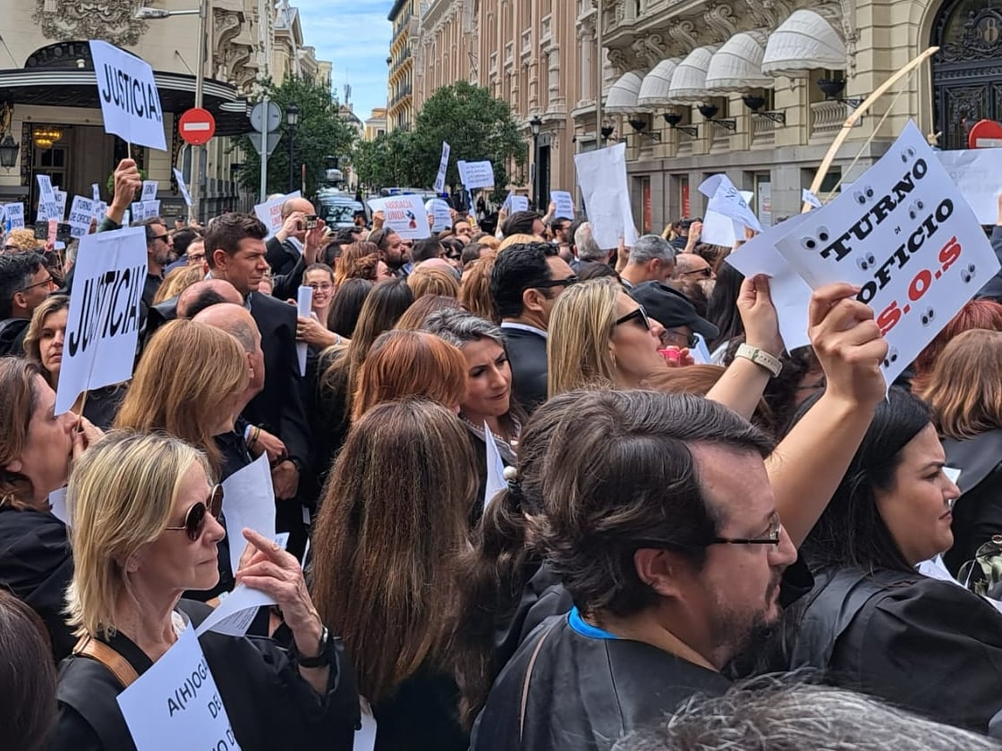 Manifestación turno de oficio