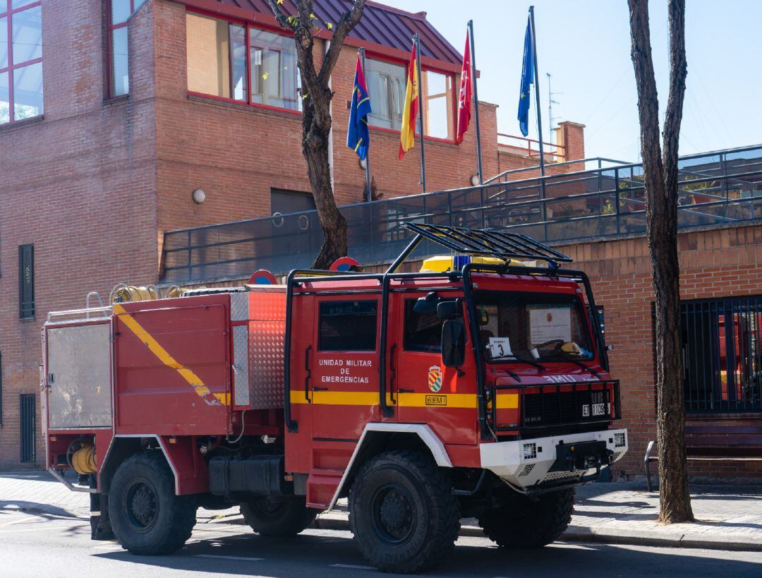 Los bomberos están realizando labores de desinfección en las residencias
