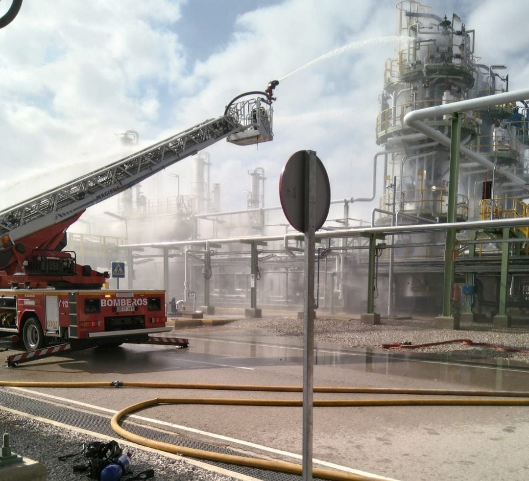 Simulacro almacén gas Yela