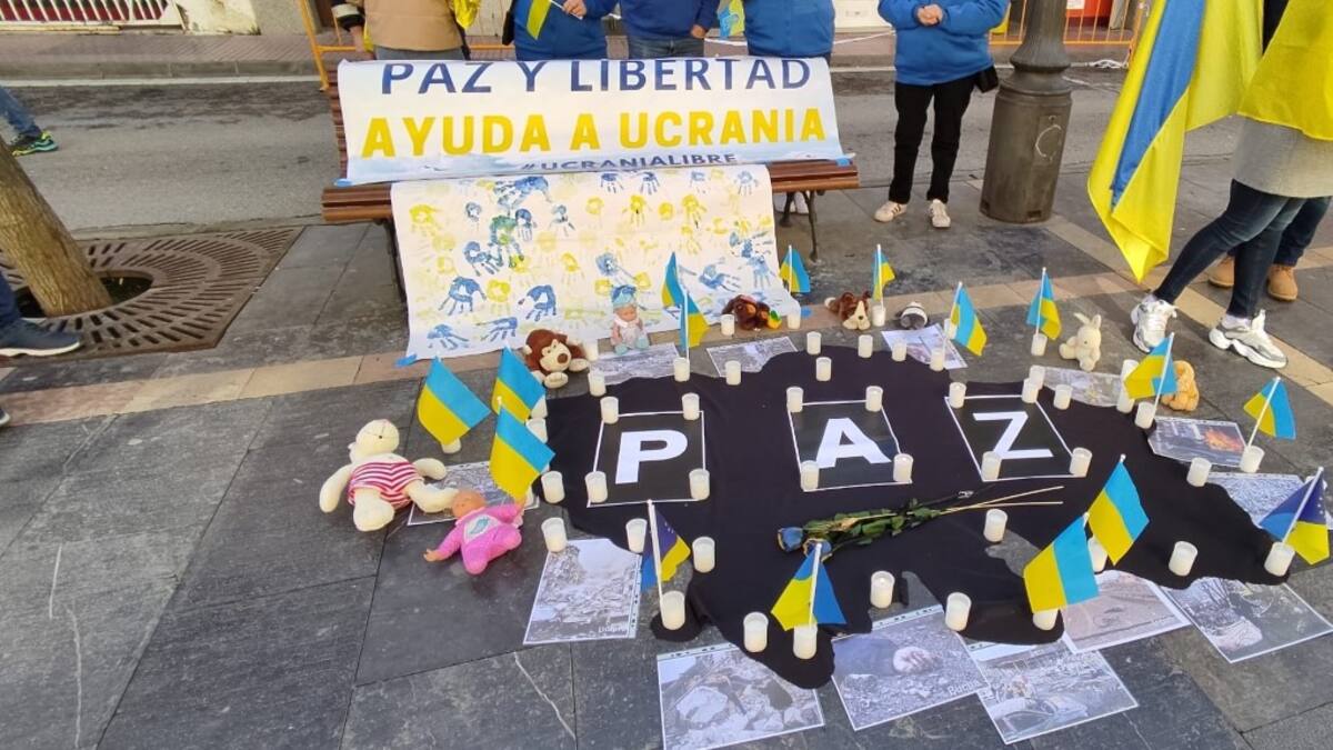 Fraga se concentra en apoyo a Ucrania