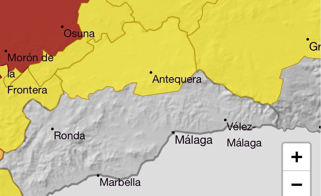 Mapa de Aemet para este lunes, 26 de junio