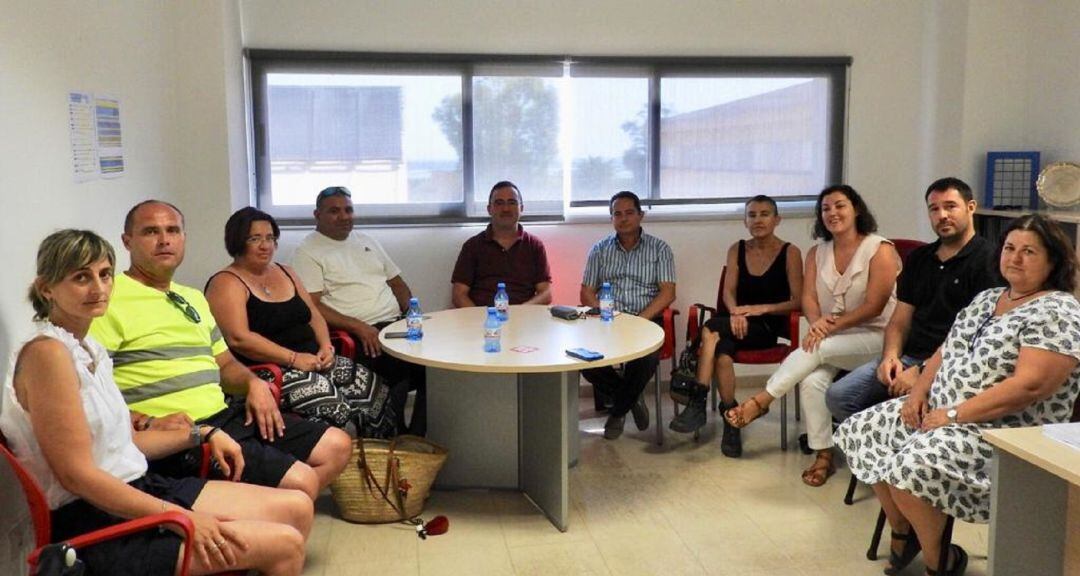 Imagen de archivo de una reunión de los trabajadores