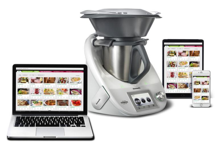 Cook-Key es la pieza situada en la parte inferior izquierda de la Thermomix.