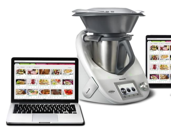 Cook-Key es la pieza situada en la parte inferior izquierda de la Thermomix.
