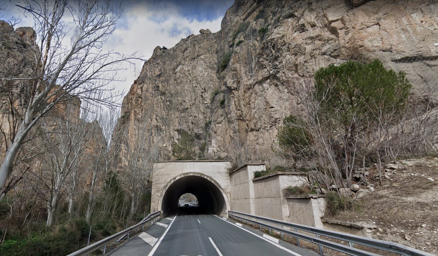 Túnel de Santa Lucía, en la A-44, en la provincia de Jaén