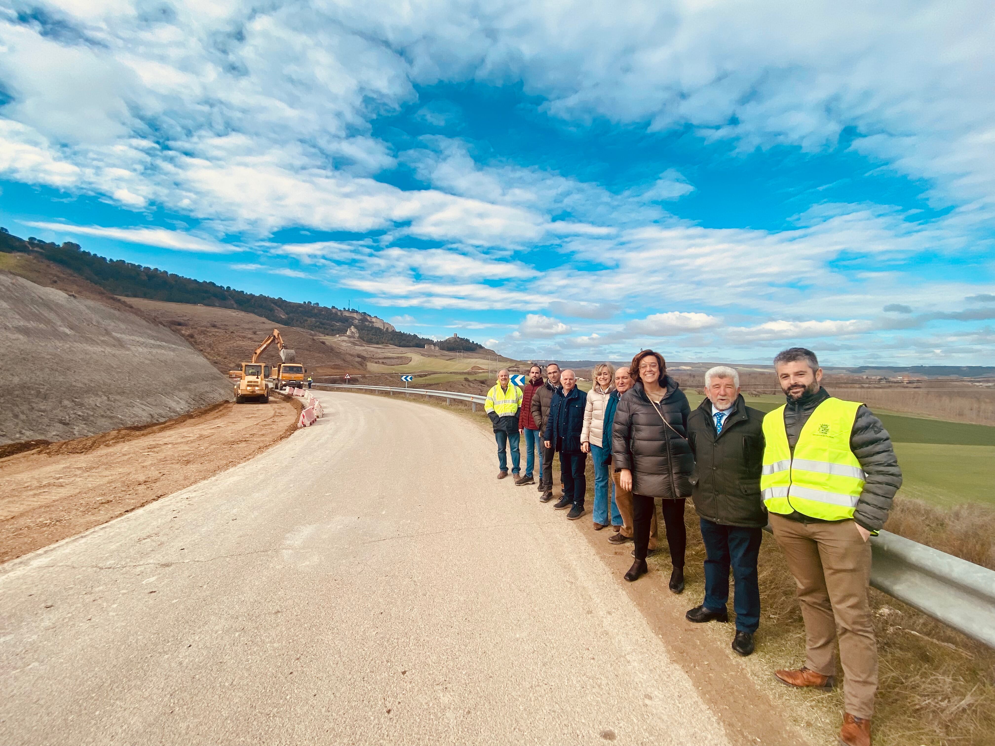 Visita a las obras llevadas a cabo por la Diputación de Palencia