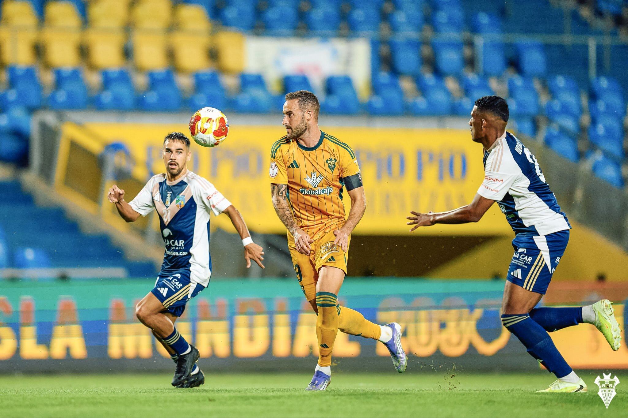 Higinio Marín durante el encuentro de Copa del Rey / Albacete Balompié