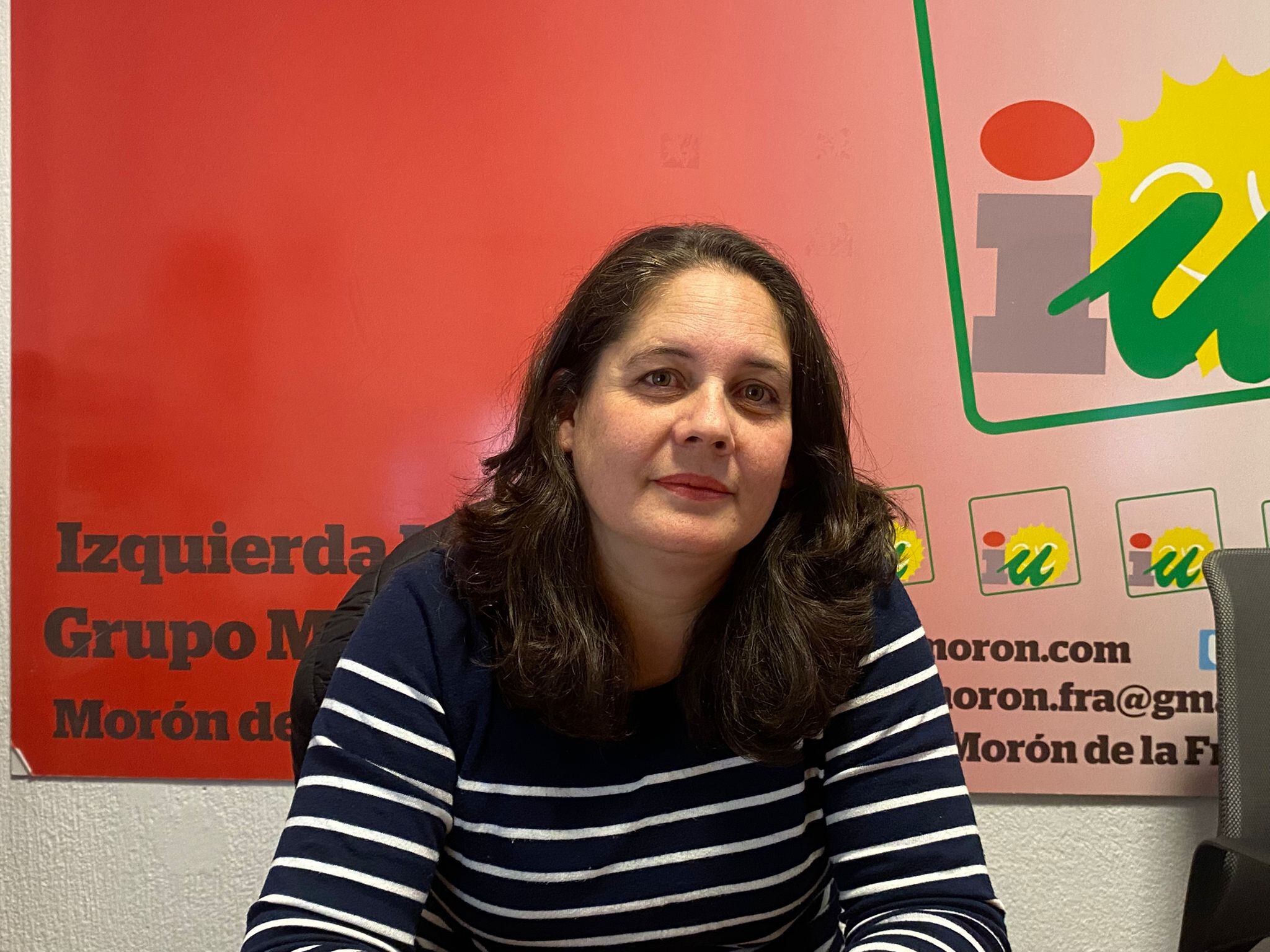 Marina Segura, portavoz de IU Morón