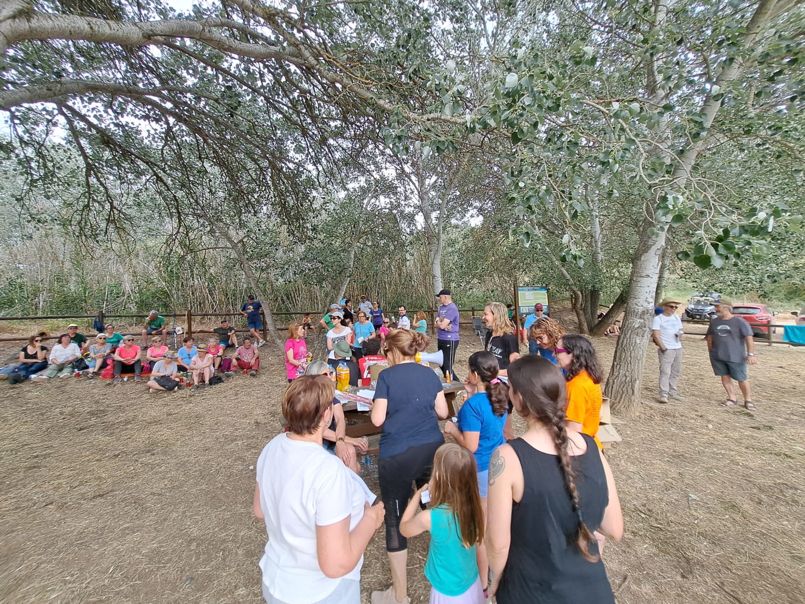 Andada solidaria en San Esteban de Litera