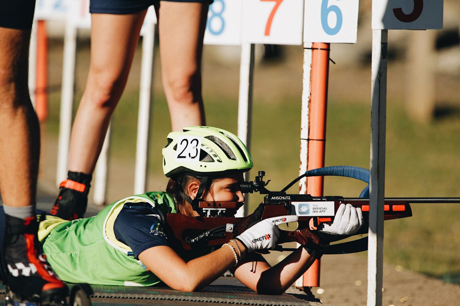 Biathlón sobre asfalto en Candanchú