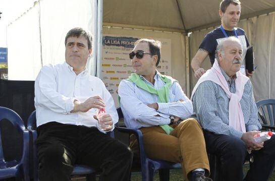 Del Bosque y Miguel Cardenal no pierden detalle del torneo de Arona