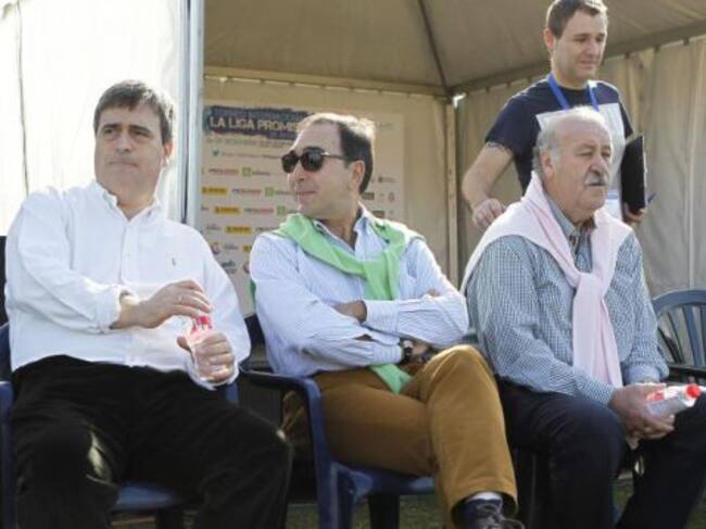 Del Bosque y Miguel Cardenal no pierden detalle del torneo de Arona
