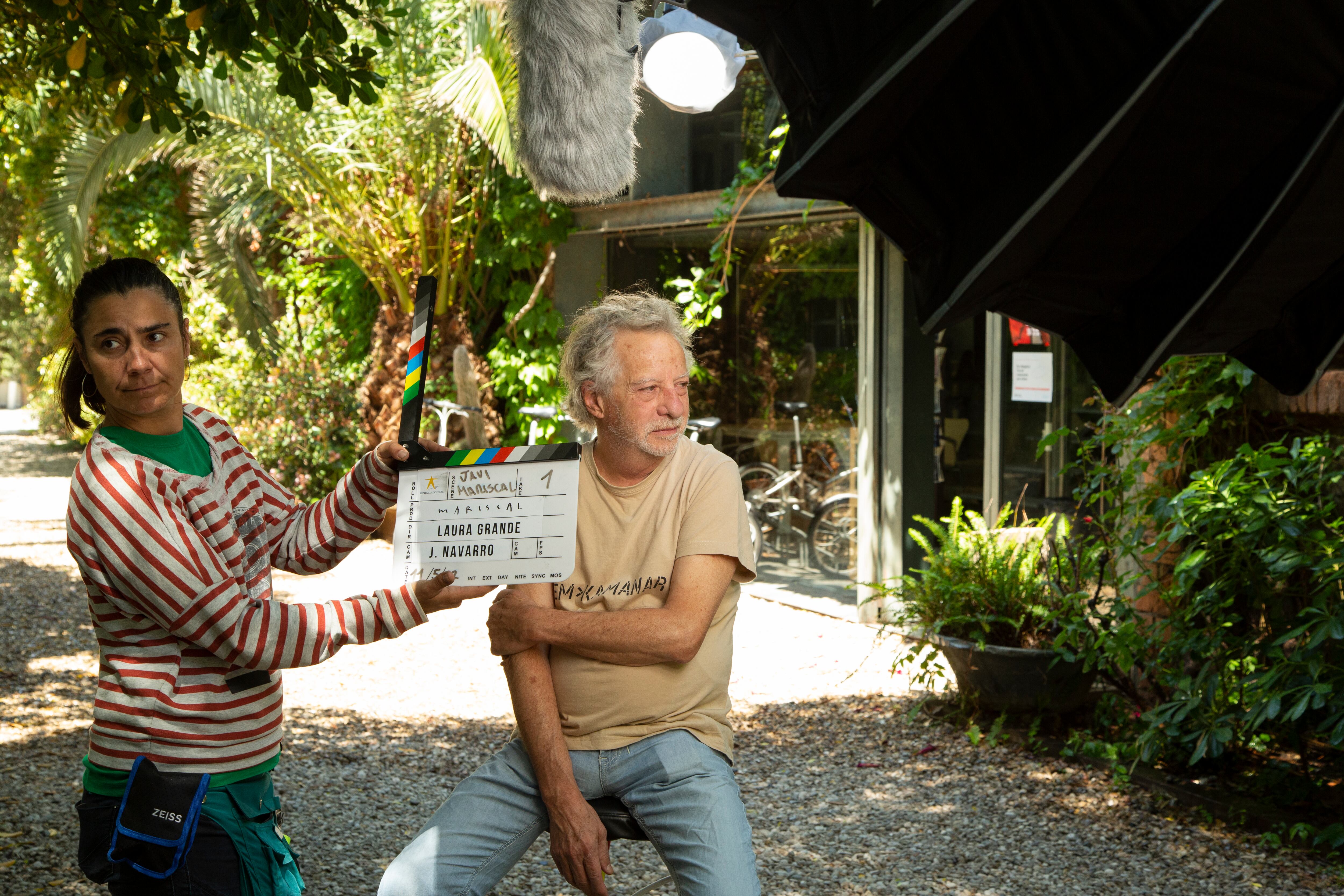 Un momento del rodaje (Imagen: Edu Francés)