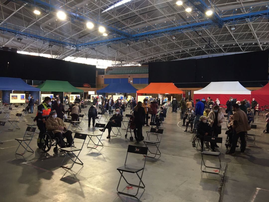 Imagen del interior del Multiusos Sánchez Paraíso