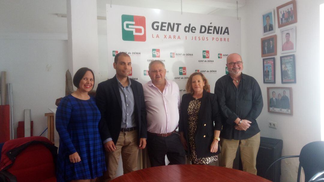 Presentación de los primeros puestos de salida de la candidatura de Gent de Dénia.