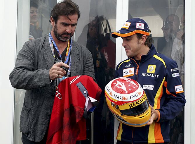 Cantona y Alonso, en Silverstone