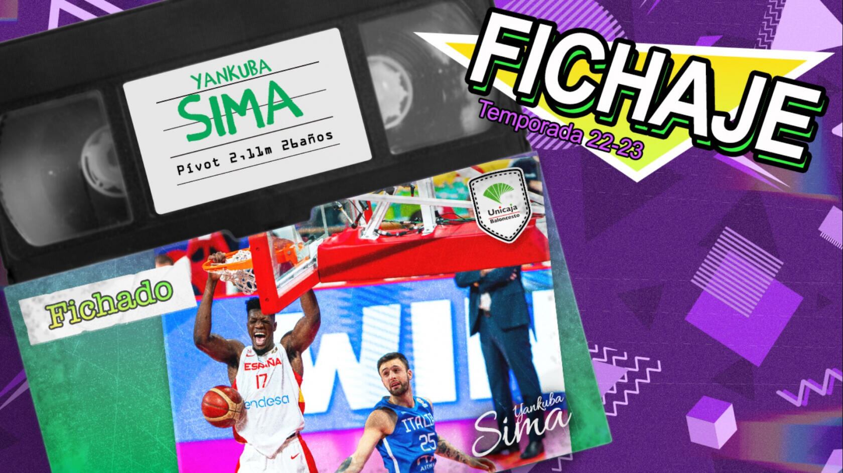 El pívot Yankuba Sima, nuevo jugador del Unicaja