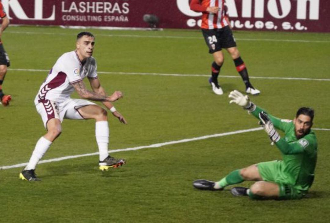 Imagen de un partido disputado por el Albacete