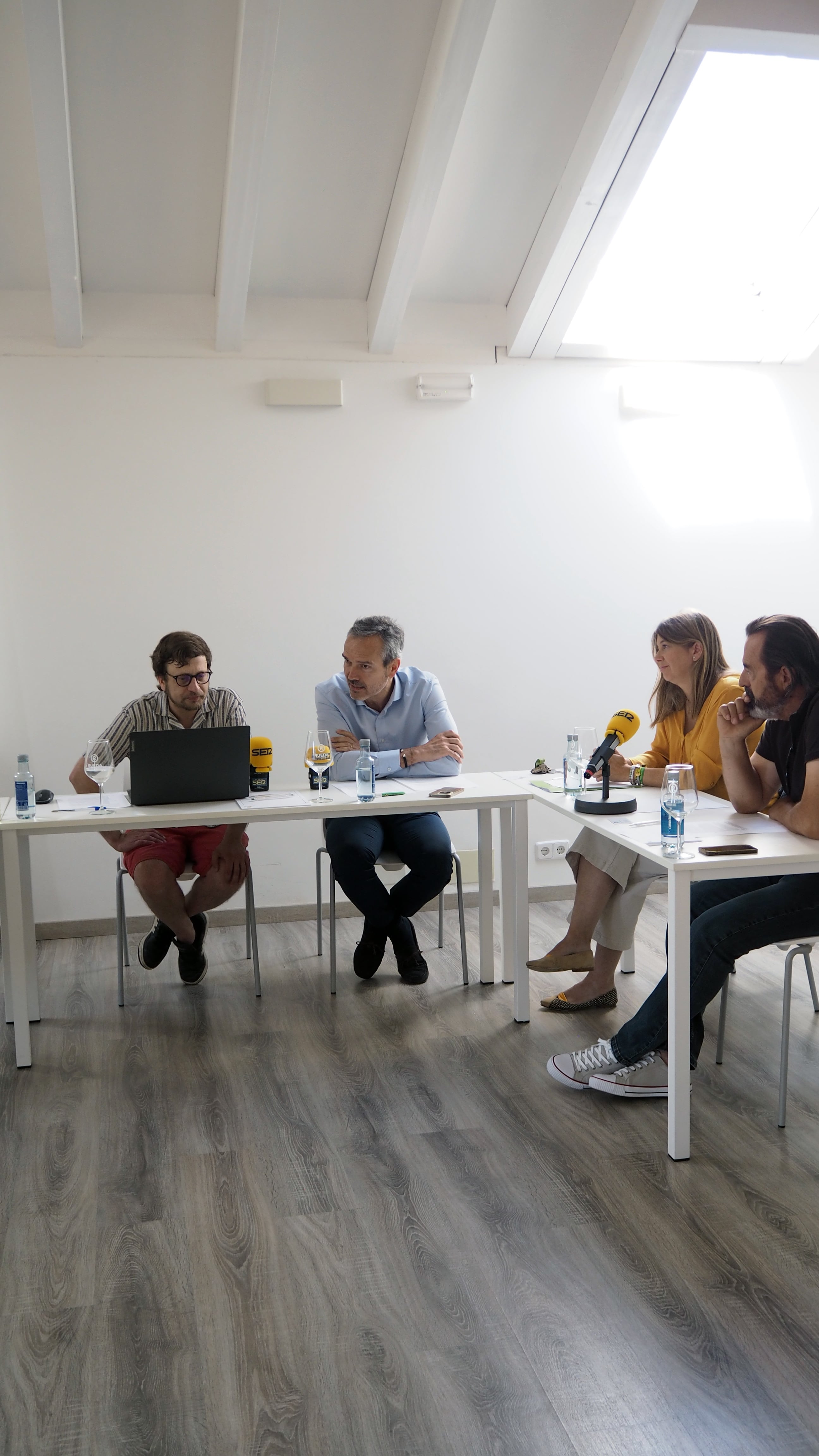 Santiago Mora, Ángela Lorenzo y Mariano González| Lorena Romero