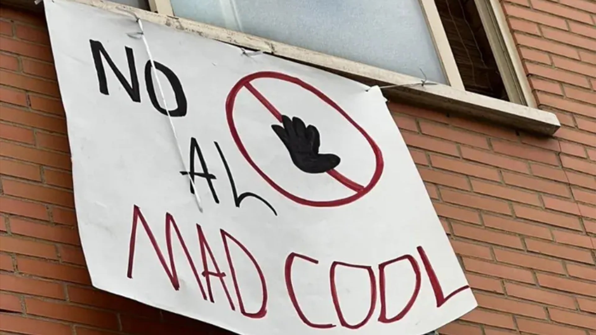 Protestas ante el Mad Cool en Getafe