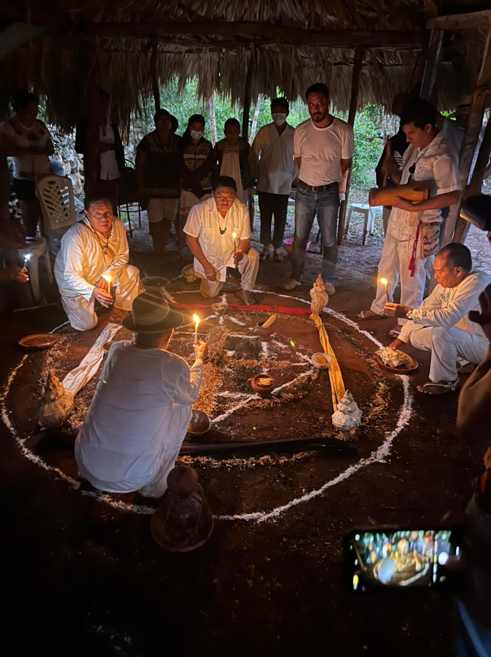 Ritual en la península del Yucatán